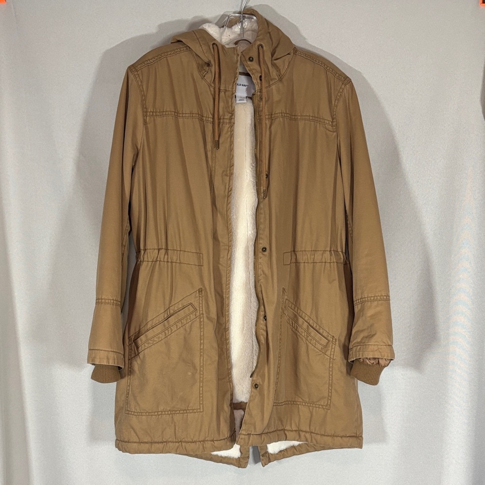 Old Navy Tan Hooded Jacket‎